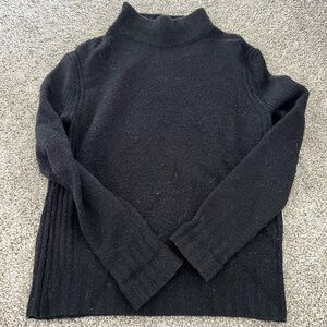 J. Crew XS Black wool sweater